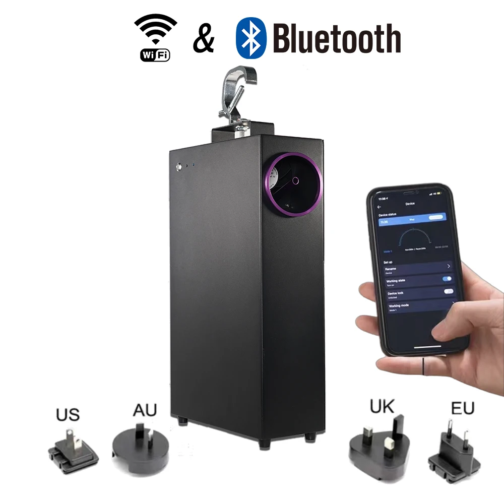 

8000m³ HVAC System Fragrance Machine Essential Oil Air Diffuser Intelligent Bluetooth APP Control For Hotel Bar Club