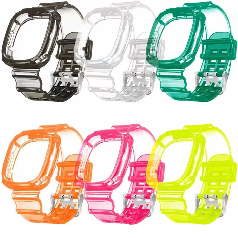 Чехол-наручник для Fitbit Versa 3/4, прозрачный ремешок желеобразного цвета, защитный чехол для наручных часов, чехол для Versa 3/4
Чехол-наручник для Fitbit Versa 3/4, прозрачный ремешок желеобразного цвета, защитный чехол для наручных часов, чехол для Versa 3/4