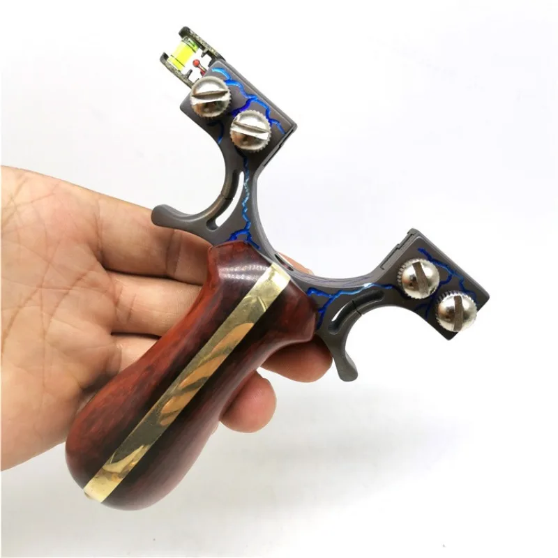 Рогатка из титанового сплава с молнией и двойной проволокой, с деревянной ручкой, катапульта, инструмент для охоты и стрельбы 
Рогатка из титанового сплава с молнией и двойной проволокой, с деревянной ручкой, катапульта, инструмент для охоты и стрельбы