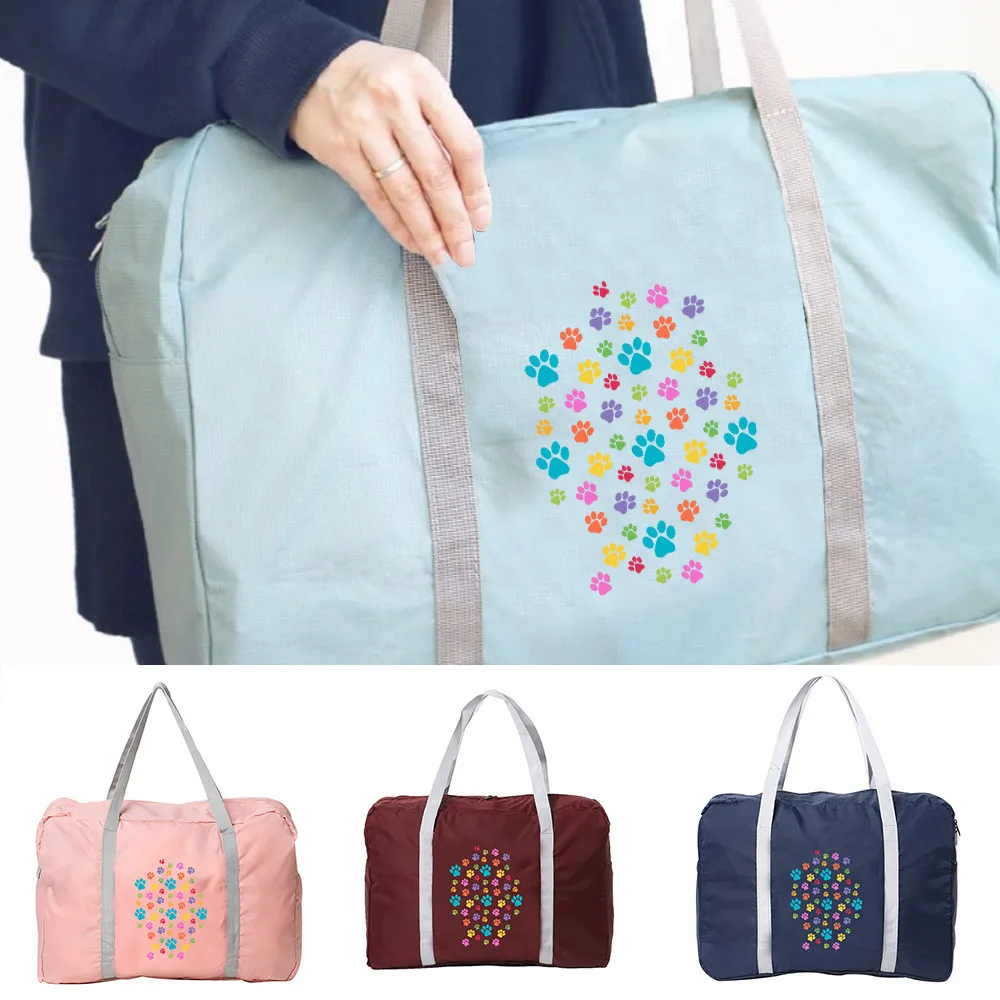 Unisex Travel Accessories Bags Handbag Luggage Bag Organizer Footprints Print Nylon Duffle Pack Portable Foldable Tote Packet
Unisex Travel Accessories Bags Handbag Luggage Bag Organizer Footprints Print Nylon Duffle Pack Portable Foldable Tote Packet