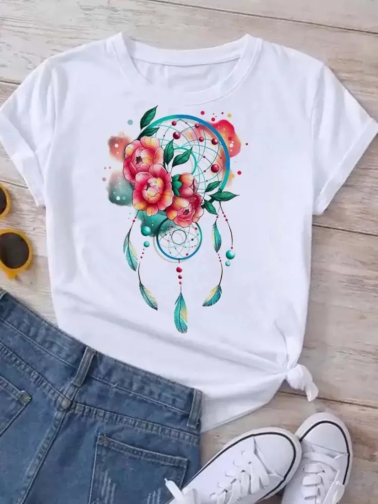 Women's T-shirt clothing top 2024 summer oversized short sleeved women's fashion T-shirt girl Harajuku pattern T-shirt Femme Dre
Women's T-shirt clothing top 2024 summer oversized short sleeved women's fashion T-shirt girl Harajuku pattern T-shirt Femme Dre