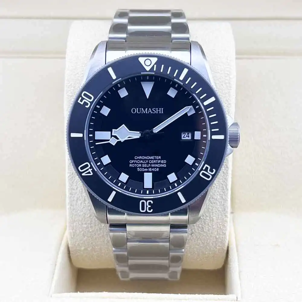 Men's Mechanical Watch Waterproof Miyota 8215 Movement Ceramics Bezel Black Super Luminous 316L Stainless Steel
Men's Mechanical Watch Waterproof Miyota 8215 Movement Ceramics Bezel Black Super Luminous 316L Stainless Steel