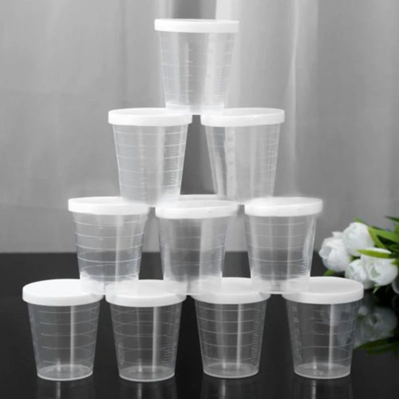 10Pcs 100ml Medicine Measuring Measure Cups With White Lids Cap Clear Container Liquid Measure Beaker Container Pill Box
10Pcs 100ml Medicine Measuring Measure Cups With White Lids Cap Clear Container Liquid Measure Beaker Container Pill Box