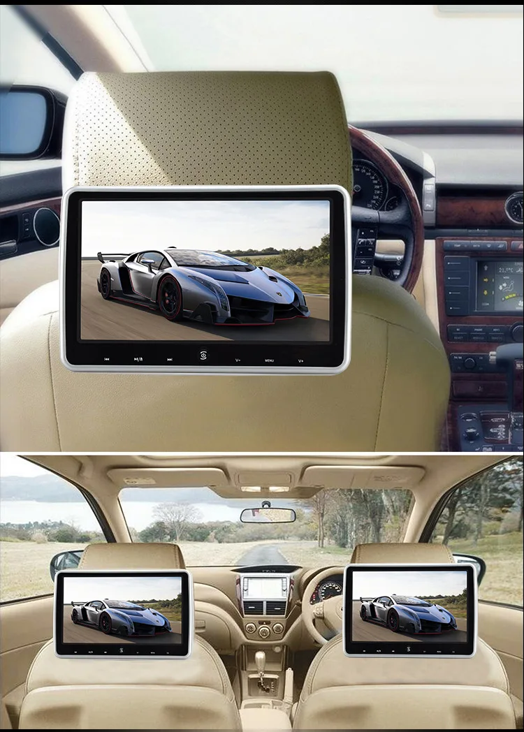 رقيقة جدا شاشة الكريستال السائل 10.1 بوصة سيارة مسند الرأس رصد AV لاعب مرآة ربط FHD1080P شاشة فيديو مع USB/SD الوسائط المتعددة 25 رقيقة جدا شاشة الكريستال السائل 10.1 بوصة سيارة مسند الرأس رصد AV لاعب مرآة ربط FHD1080P شاشة فيديو مع USB/SD الوسائط المتعددة