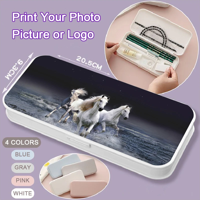 Personalized Pencil Case For Kids School With Boy Girl Photo Gifts Large Capacity Simple Stationery Student Multifucional
Personalized Pencil Case For Kids School With Boy Girl Photo Gifts Large Capacity Simple Stationery Student Multifucional