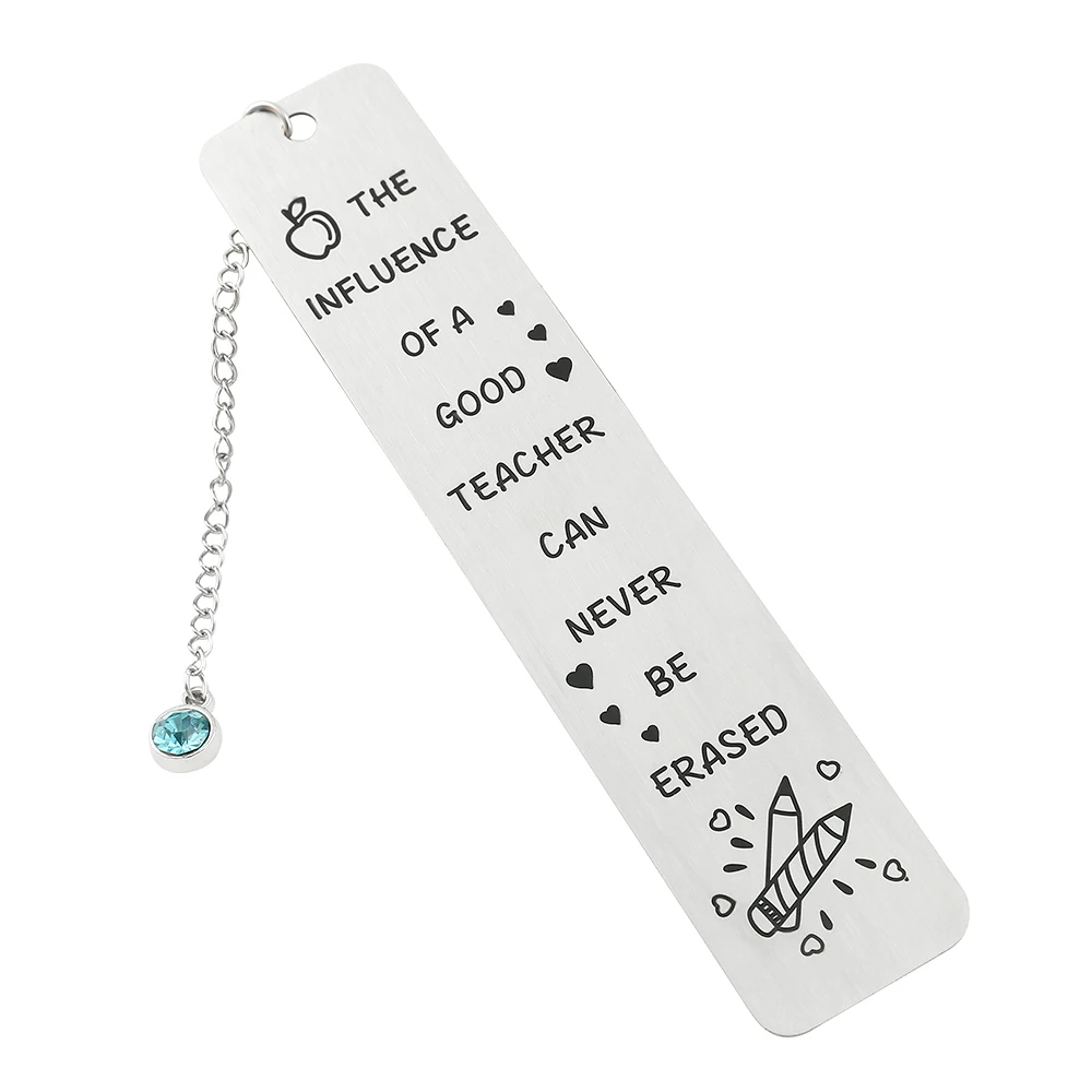 

Stainless Steel Metal Bookmarks for Books Lover Gifts Teacher's Day Thanksgiving Gifts for Teacher Books Marks Supplies
