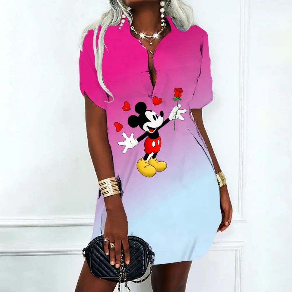 Mini Dress V-Neck Disney Fashion Summer Dresses Woman 2022 Offer Y2k Minnie Mouse Sexy Dress for Women Mickey Polo Shirts Korean
Mini Dress V-Neck Disney Fashion Summer Dresses Woman 2022 Offer Y2k Minnie Mouse Sexy Dress for Women Mickey Polo Shirts Korean