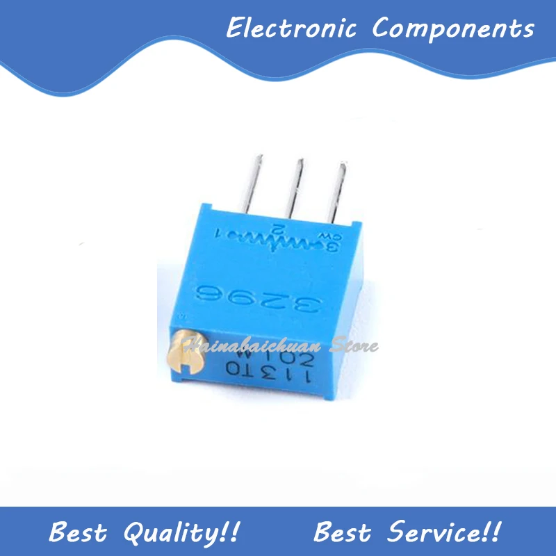 10 шт./партия, регулируемый потенциометр 3296W-1-102LF 1K ± 10% ± ppm/℃ DIP3
10 шт./партия, регулируемый потенциометр 3296W-1-102LF 1K ± 10% ± ppm/℃ DIP3