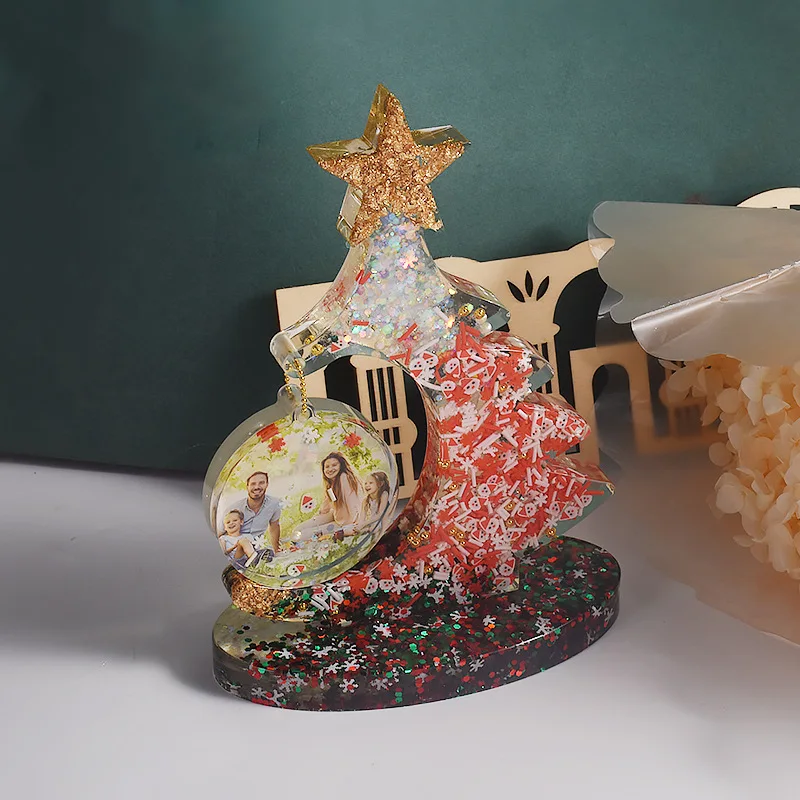 New Crystal Resin Christmas Tree Frame Silicone Mold DIY Gypsum Pendant Hanging Silicone Mold Gypsum Cement Mold Girt Crafts
New Crystal Resin Christmas Tree Frame Silicone Mold DIY Gypsum Pendant Hanging Silicone Mold Gypsum Cement Mold Girt Crafts