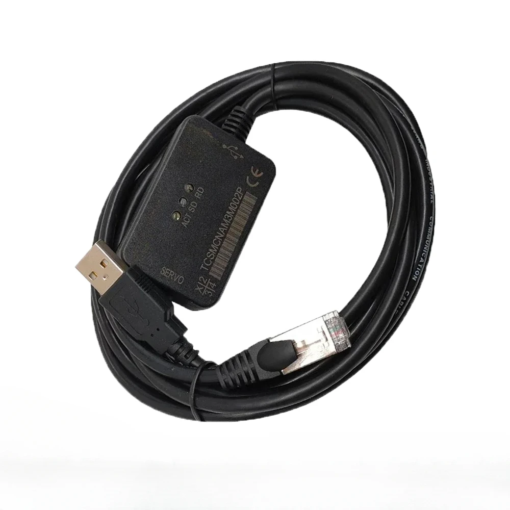 TCSMCNAM3M002P For Schneider ATV VFD LXM ATV12 ATV312 ATV32 ATV61 ATV71 Frequency Converter Servo Debugging Cable Download Line
TCSMCNAM3M002P For Schneider ATV VFD LXM ATV12 ATV312 ATV32 ATV61 ATV71 Frequency Converter Servo Debugging Cable Download Line