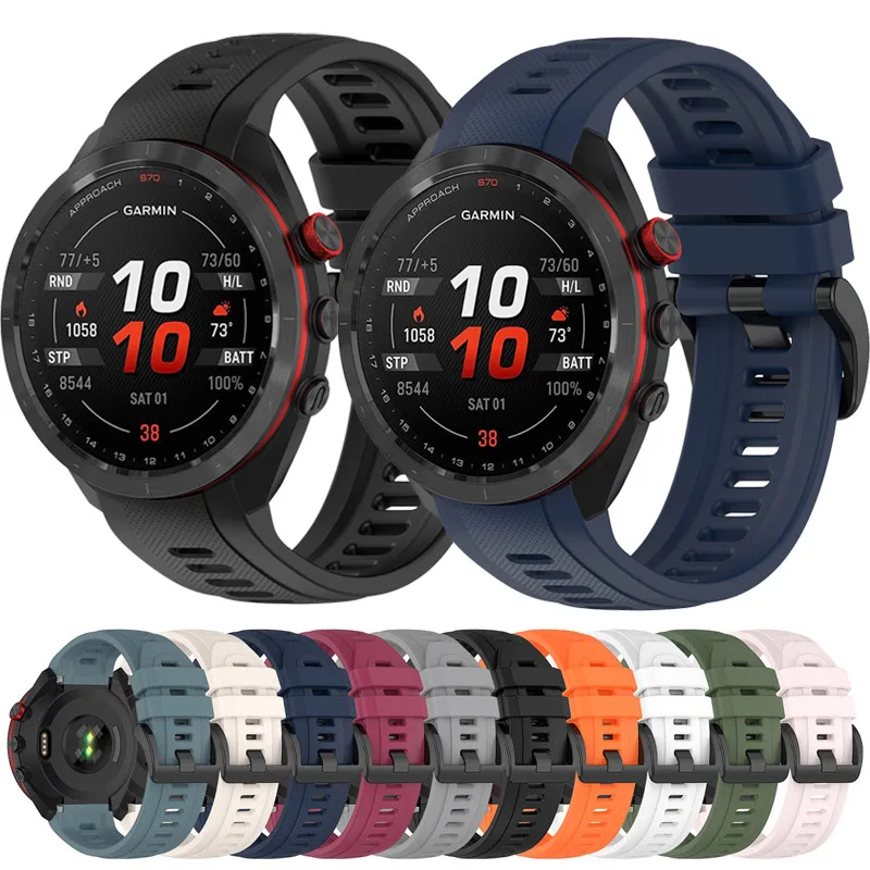 Ремешок для наручных часов QuickFit 20 мм, силиконовый браслет для смарт-часов Garmin подход S70, легко устанавливается, снимается браслет
Ремешок для наручных часов QuickFit 20 мм, силиконовый браслет для смарт-часов Garmin подход S70, легко устанавливается, снимается браслет