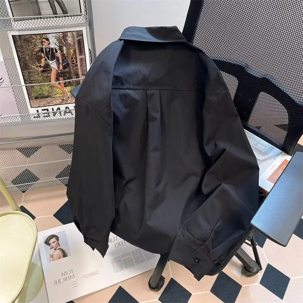 Women Solid Hollow Out Shirts Lapel Long Sleeve Loose Waist Fashion Patchwork Blouse Female Chic Casual Poly Shirt 16 Mallzona S7b8686e0d913466d8aa2760eb5e07574I Women Solid Hollow Out Shirts Lapel Long Sleeve Loose Waist Fashion Patchwork Blouse Female Chic Casual Poly Shirt Mallzona