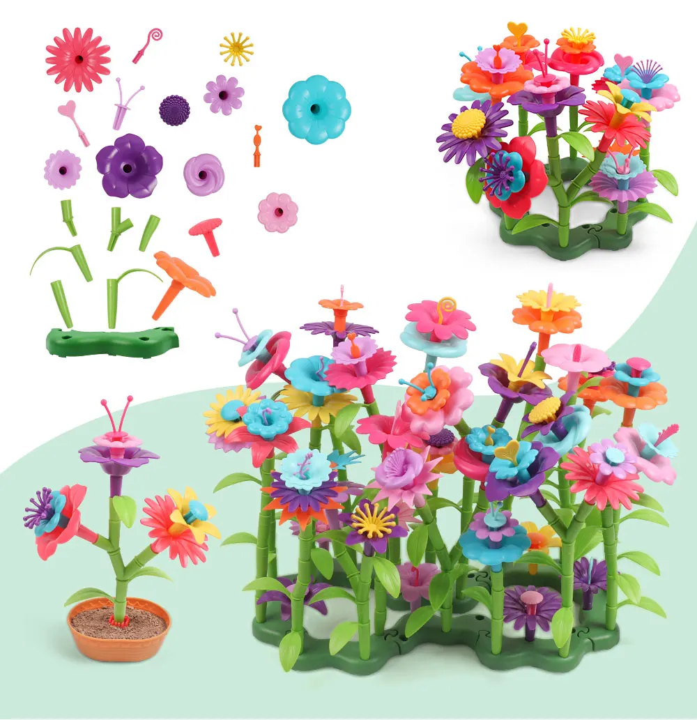 Puxida 136Pcs DIY Flower Arrangement Toys Creative Floral Arrangement Adjustable Flower Stem Bouquet Building Blocks Gril Gift
Puxida 136Pcs DIY Flower Arrangement Toys Creative Floral Arrangement Adjustable Flower Stem Bouquet Building Blocks Gril Gift