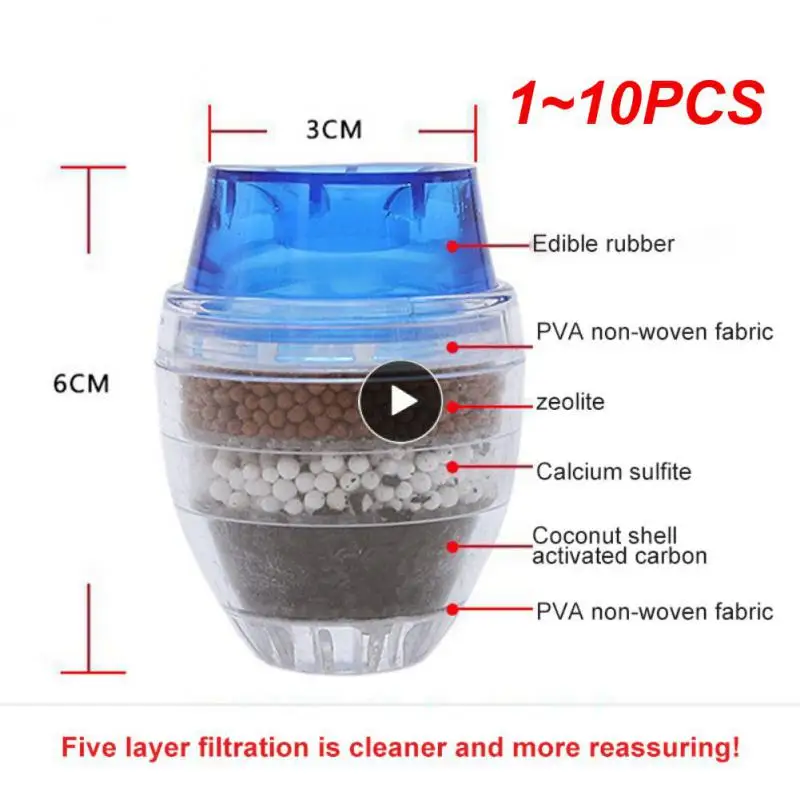 1~10PCS Layers Water Filter for Home Water Purifier Filter Activated Carbon Filtration Tap Water Mini Faucet Filter Kitchen
1~10PCS Layers Water Filter for Home Water Purifier Filter Activated Carbon Filtration Tap Water Mini Faucet Filter Kitchen