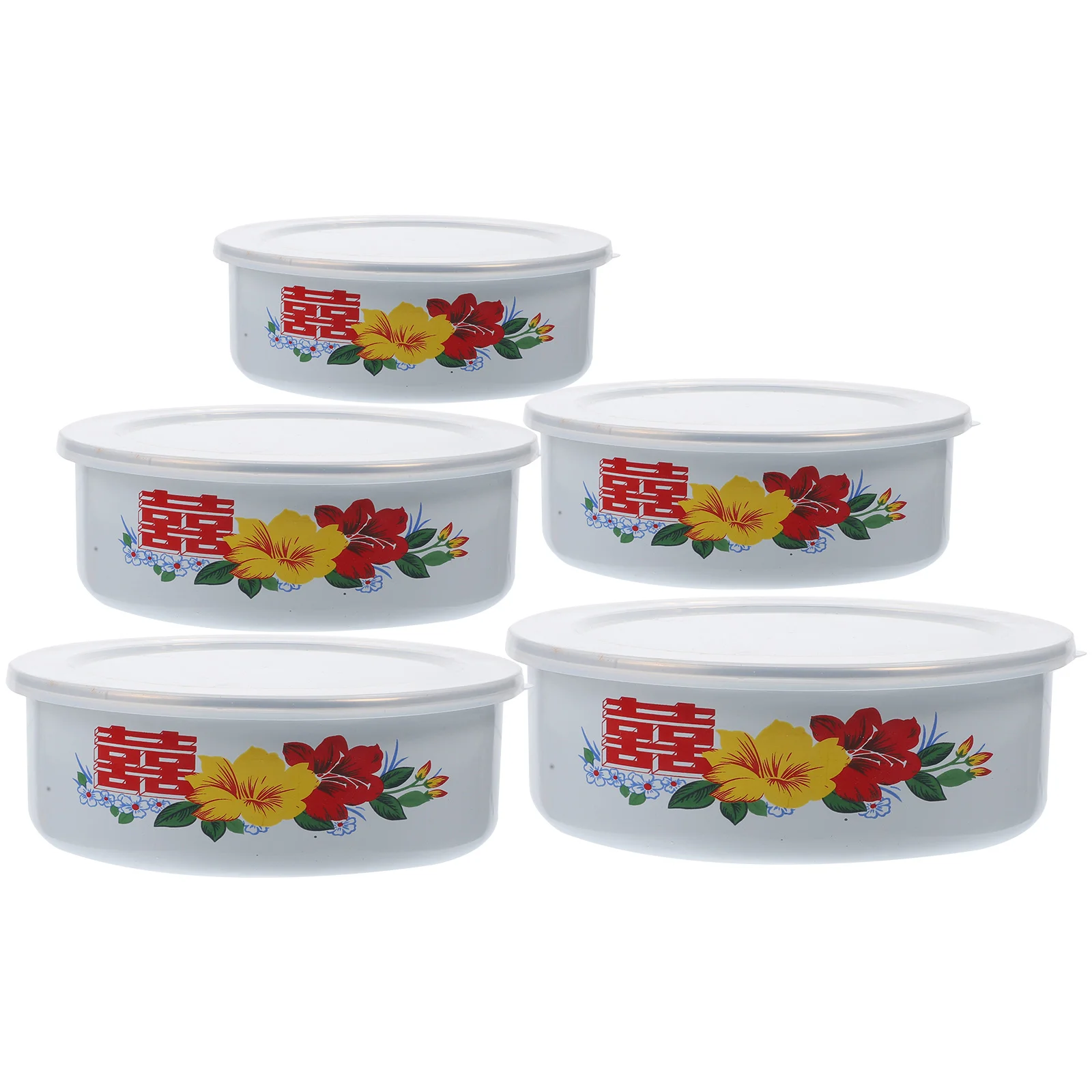 Enamelware Dishes Salad Instant Noodle Storage Bowl with Lid Metal Container Mixing Bowls
Enamelware Dishes Salad Instant Noodle Storage Bowl with Lid Metal Container Mixing Bowls