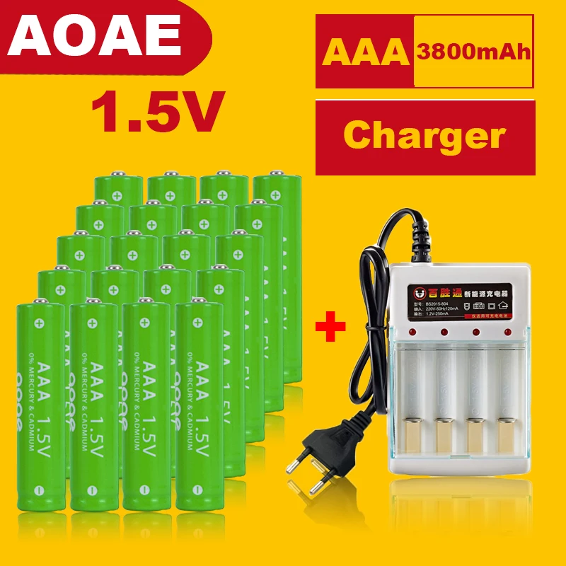 Fast charging 3800mAh 1.5V Alkaline AAA Rechargeable Battery for Remote Control Toy Battery Smoke Alarm with Charger Battery aaa 
Fast charging 3800mAh 1.5V Alkaline AAA Rechargeable Battery for Remote Control Toy Battery Smoke Alarm with Charger Battery aaa