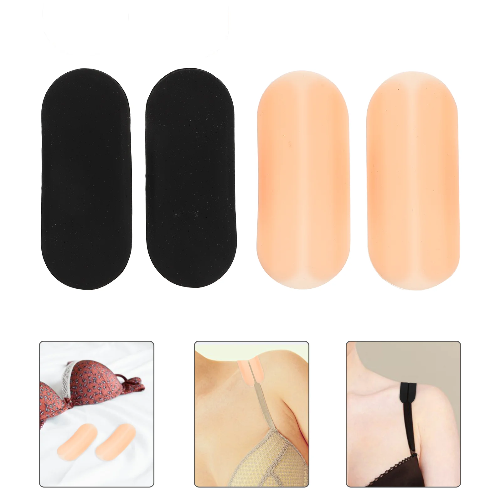 2 Pairs Strap Cushion Shoulder Pads Dents Holder Push up Mat Women's Keep Straps from Slipping off Shoulders Bras
2 Pairs Strap Cushion Shoulder Pads Dents Holder Push up Mat Women's Keep Straps from Slipping off Shoulders Bras