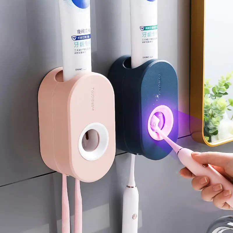 Automatic Toothpaste Dispenser Wall-mounted Bathroom Waterproof Toothpaste Squeezer Toothbrush Holder Bathroom Accessories
Automatic Toothpaste Dispenser Wall-mounted Bathroom Waterproof Toothpaste Squeezer Toothbrush Holder Bathroom Accessories