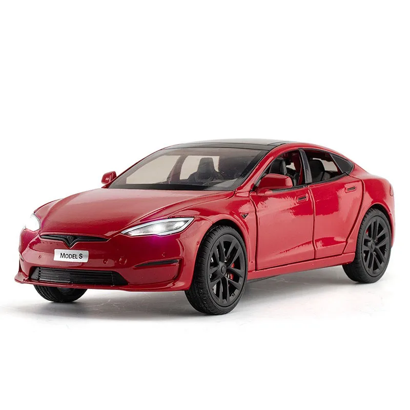 1:24 Alloy Tesla Model S Car Model Diecast Metal Toy Vehicles Car Model Simulation Sound and Light Kids Gifts Collection
1:24 Alloy Tesla Model S Car Model Diecast Metal Toy Vehicles Car Model Simulation Sound and Light Kids Gifts Collection