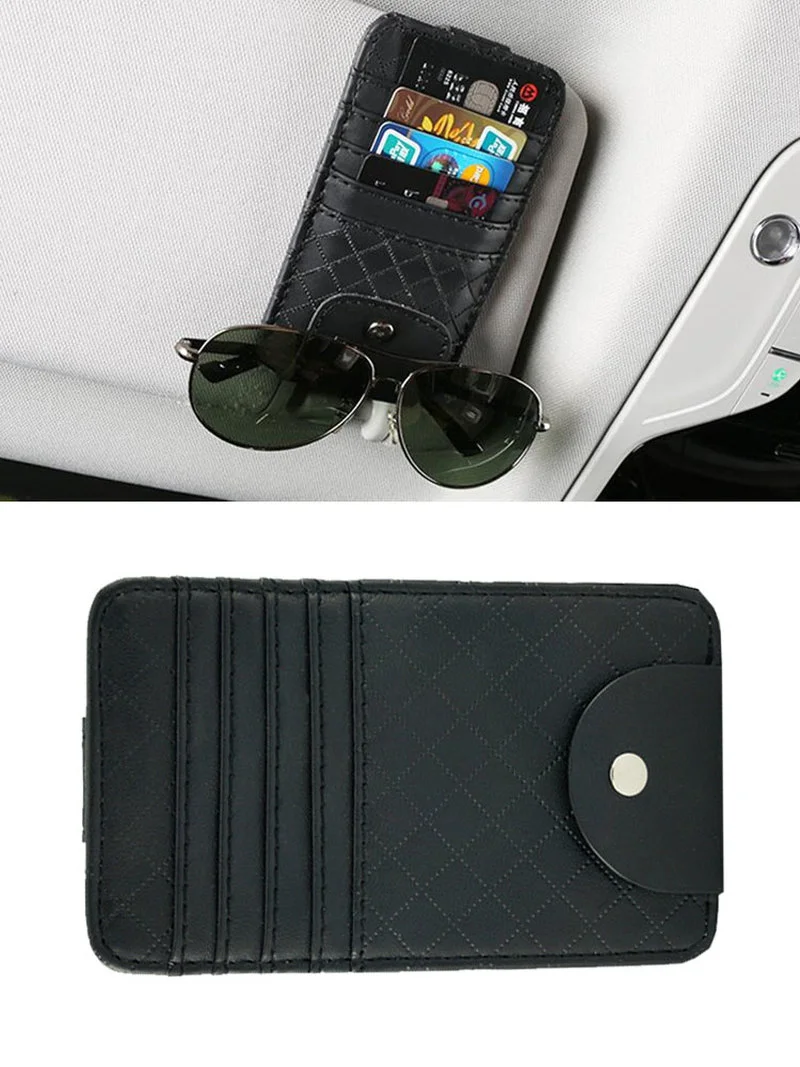 Car Sun Visor Pocket Organizer Card Glasses Storage Holder Sunshade Clip Board Stowing Pouch Bag Universal Car Decor Accessories
Car Sun Visor Pocket Organizer Card Glasses Storage Holder Sunshade Clip Board Stowing Pouch Bag Universal Car Decor Accessories