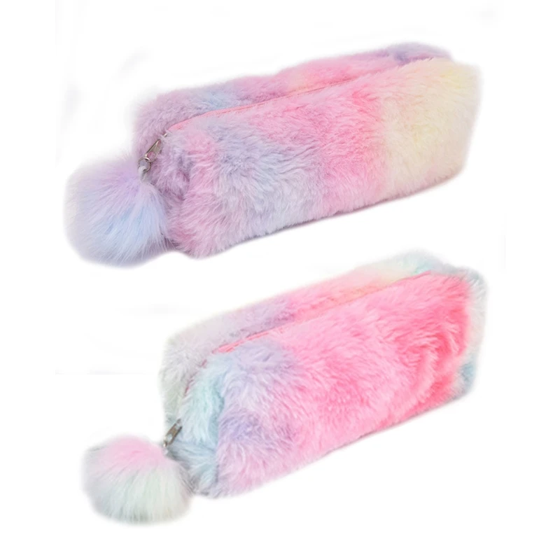 Portable Zipper Pencil Case Pen Pouch Gradient Color Fuzzy Plush Storage Bag Holder for Travel Stationery Small Craft
Portable Zipper Pencil Case Pen Pouch Gradient Color Fuzzy Plush Storage Bag Holder for Travel Stationery Small Craft