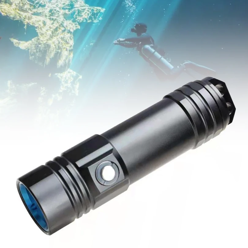 IP68 Waterproof L2 LED Diving Flashlight Underwater Scuba Dive Lights 800LM 80M Night Dive Torch 18650 with 4 Mode LED Indicates
IP68 Waterproof L2 LED Diving Flashlight Underwater Scuba Dive Lights 800LM 80M Night Dive Torch 18650 with 4 Mode LED Indicates