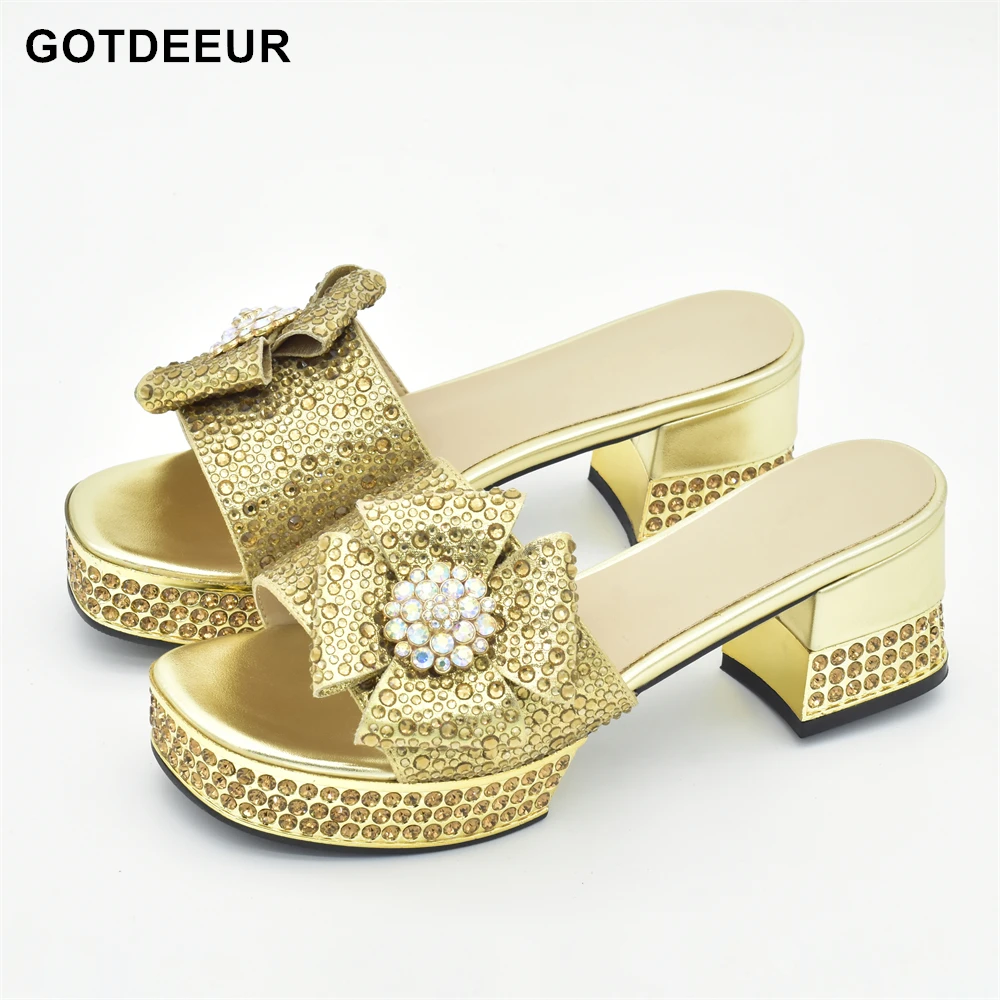 New Arrival Shoes Woman High Heel African Women Wedding Shoes Decorated with Rhinestone Latest Designer Shoes Women Luxury 2023
New Arrival Shoes Woman High Heel African Women Wedding Shoes Decorated with Rhinestone Latest Designer Shoes Women Luxury 2023