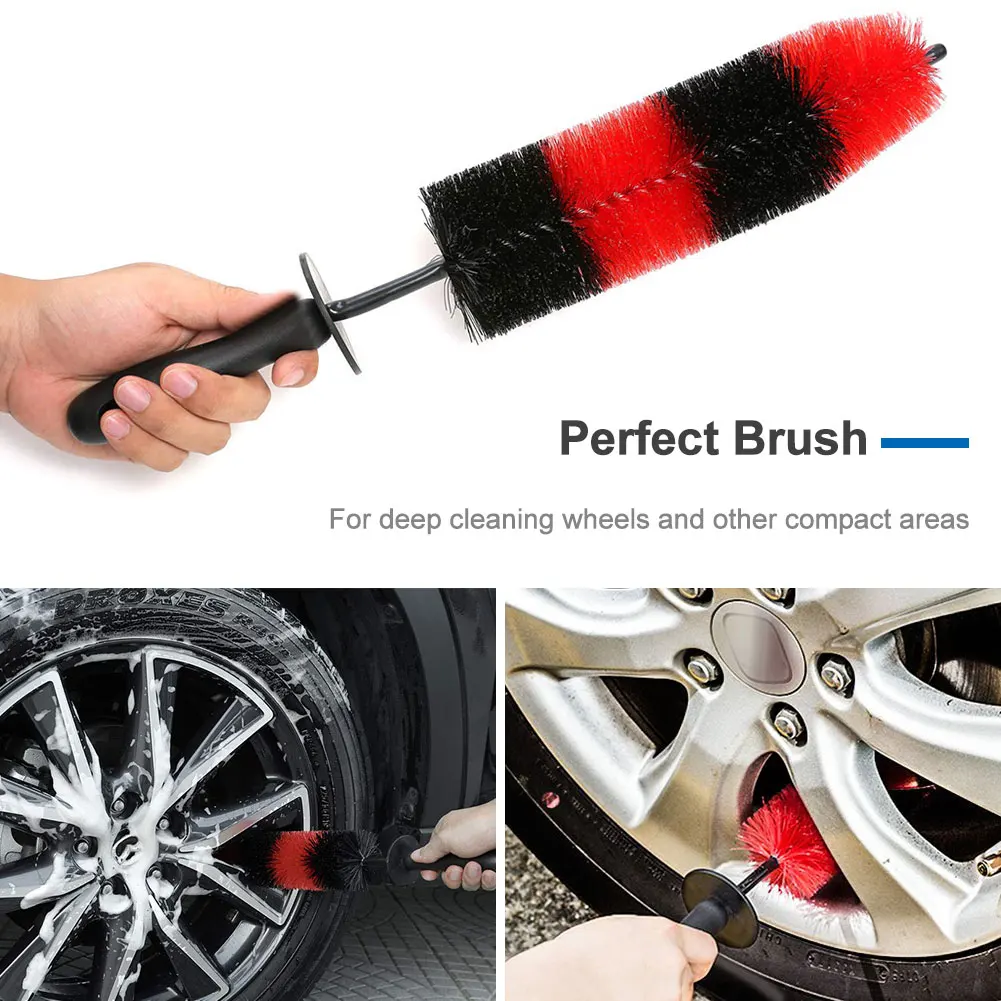 New Rim Cleaning Brush With Long Soft Bristles Car Wheel Brush Rim Tire Detail Brush Multi-purpose For Cleaning Tool Accessories
New Rim Cleaning Brush With Long Soft Bristles Car Wheel Brush Rim Tire Detail Brush Multi-purpose For Cleaning Tool Accessories