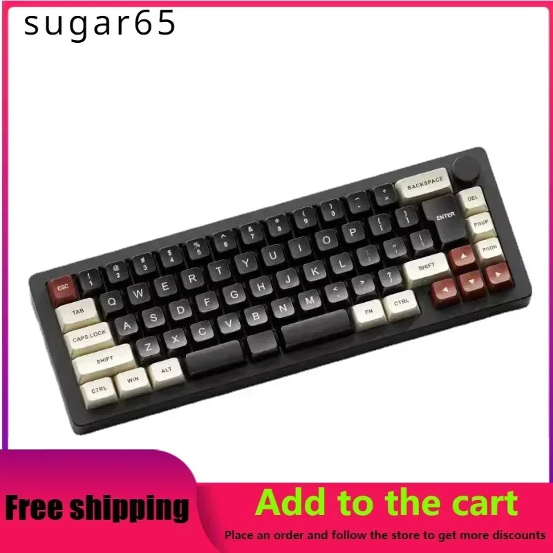 Sugar65 Wired Aluminum Tuotuo Mechanical Keyboard Custom Gasket Hot-swappable Axis RGBFR4 Positioning Plate Mechanical Keyboard
Sugar65 Wired Aluminum Tuotuo Mechanical Keyboard Custom Gasket Hot-swappable Axis RGBFR4 Positioning Plate Mechanical Keyboard