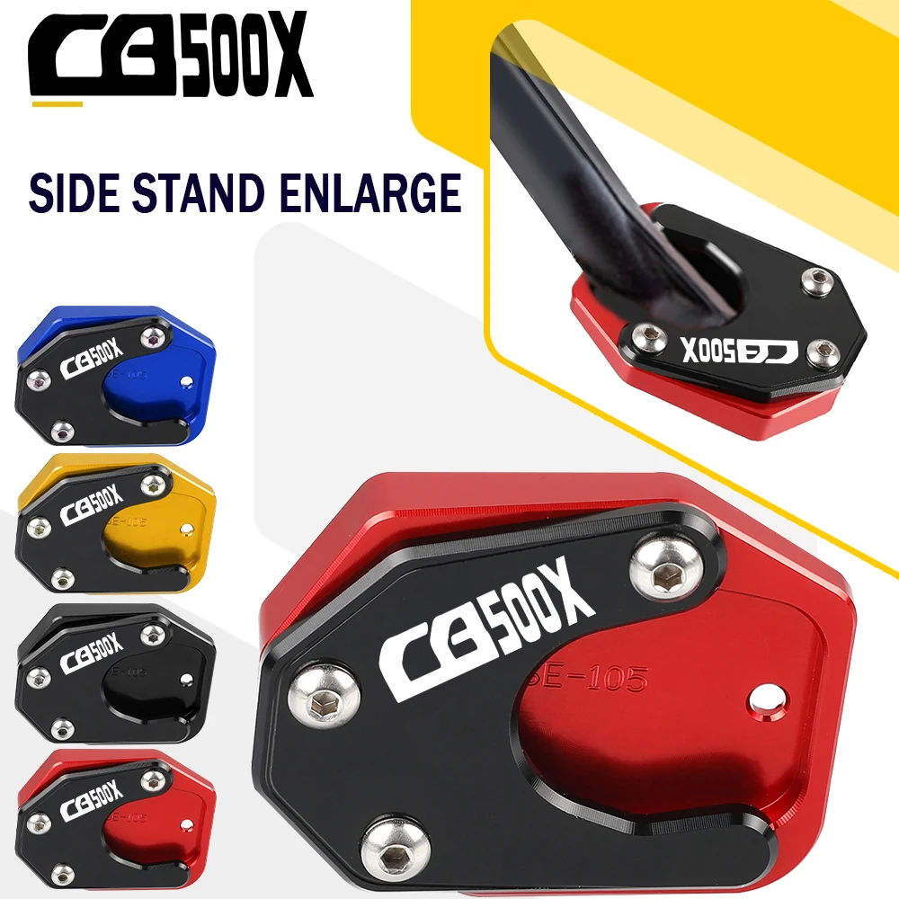 

For HONDA CB500X CB500F CB 500 X F CB500 X/F CB 500F 500X 2022 2023 Motorcycle Side Stand Enlarge Pad Kickstand Extension Plate