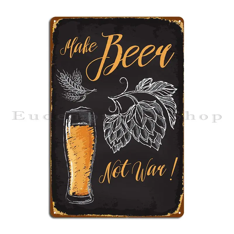 Make Beer Not War Brewing Metal Signs Garage Classic Bar Printed Wall Cave Tin Sign Poster
Make Beer Not War Brewing Metal Signs Garage Classic Bar Printed Wall Cave Tin Sign Poster