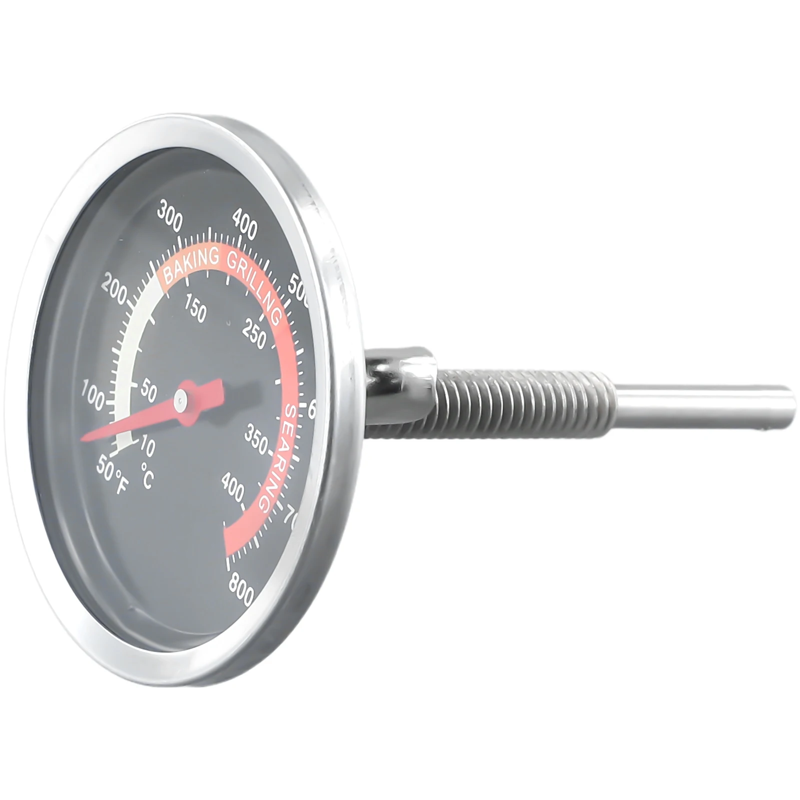 

Barbecue Thermometer Oven Temp Gauge 10~400℃ /50℉~800 ℉ BBQ Smoker Grill Temperature 6mm Rod 60 Mm/2.36in BBQ Tools Accessory