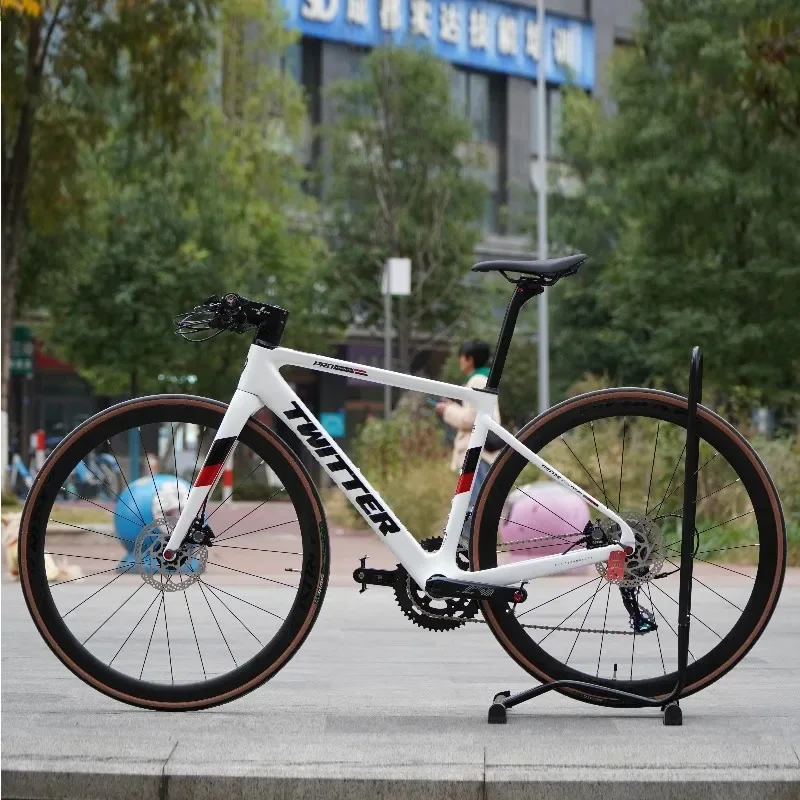 TWITTER 24S T900 ultralight carbon fiber road bike hydraulic disc brakes 700*25C bycicle велосипед велосипеды взрослые bicicleta
TWITTER 24S T900 ultralight carbon fiber road bike hydraulic disc brakes 700*25C bycicle велосипед велосипеды взрослые bicicleta