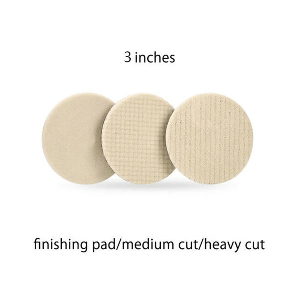 Wool Polishing Pads 3pcs 3inch5inch6inch7inch Wool Polishing Pads Buffing Pads Waxing Pads For Cars Polisher Glass Stone
Wool Polishing Pads 3pcs 3inch5inch6inch7inch Wool Polishing Pads Buffing Pads Waxing Pads For Cars Polisher Glass Stone