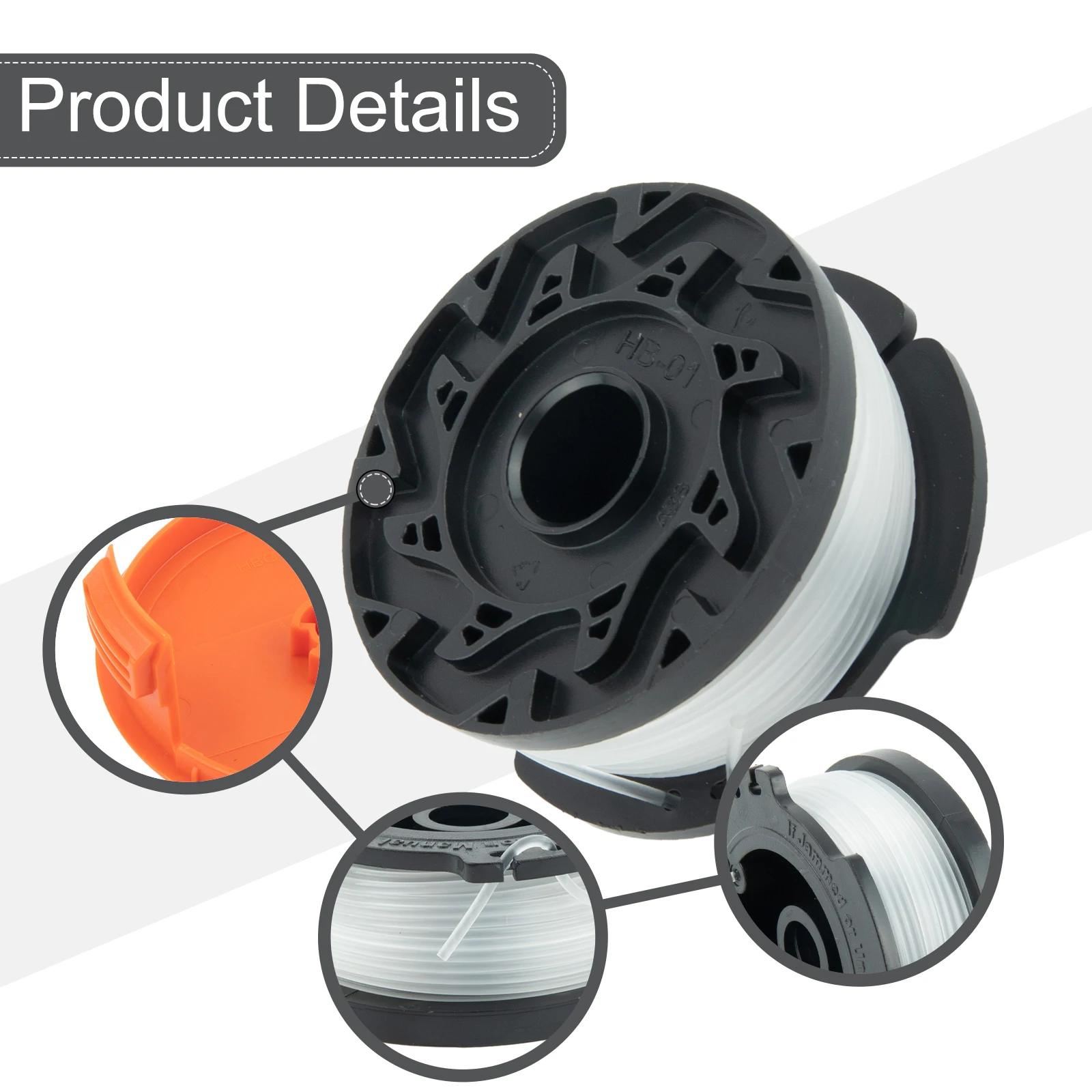 With Feathers Spools 1 Set Delicate Easy To Install For Black & Decker Grass Replacement Accessories Brand New
With Feathers Spools 1 Set Delicate Easy To Install For Black & Decker Grass Replacement Accessories Brand New