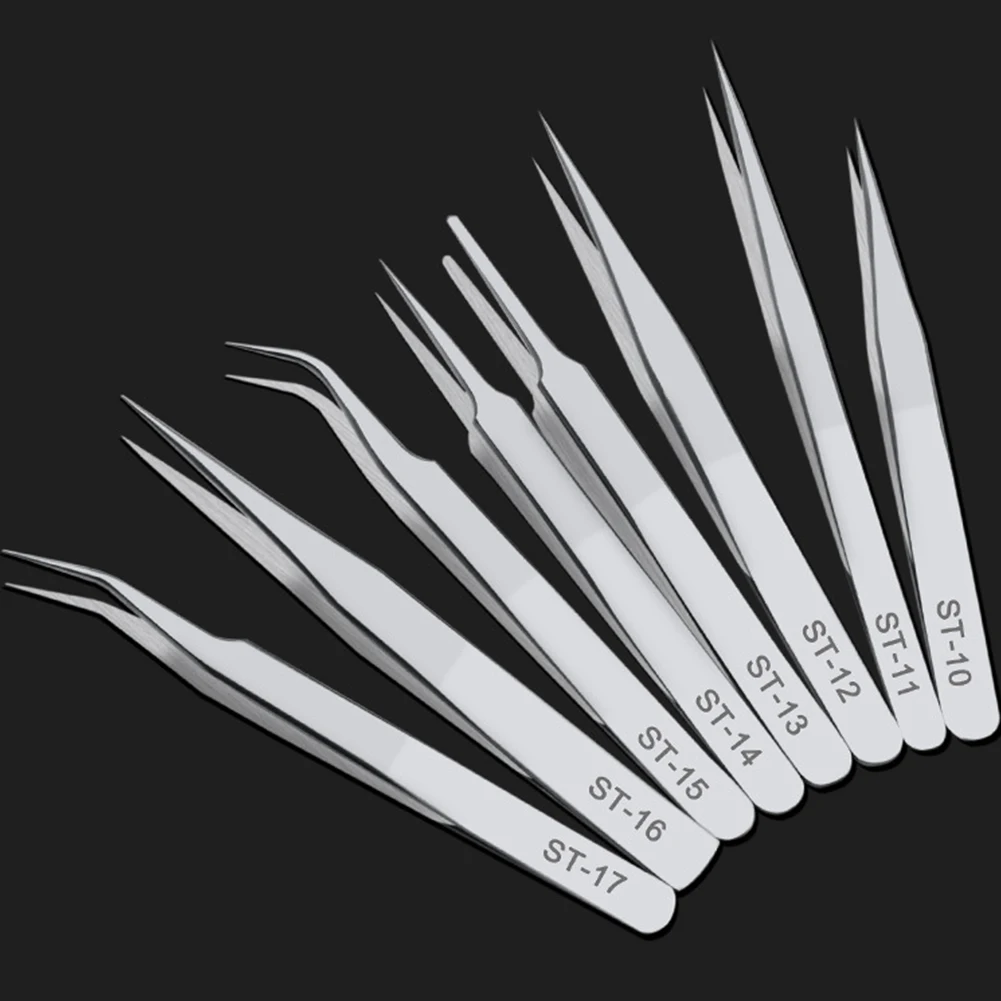1pc Precision Stainless Steel Anti-Static Tweezers Electronic Phone Repair Tool High Precision Anti-Static Tweezers
1pc Precision Stainless Steel Anti-Static Tweezers Electronic Phone Repair Tool High Precision Anti-Static Tweezers