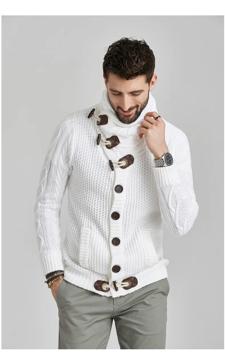 Plus Size Men Knitted Sweater Winter Warm Coats Men's Streetwear Single Breasted Top Cardigan Solid Color Male Turn-Down Sweater
Plus Size Men Knitted Sweater Winter Warm Coats Men's Streetwear Single Breasted Top Cardigan Solid Color Male Turn-Down Sweater