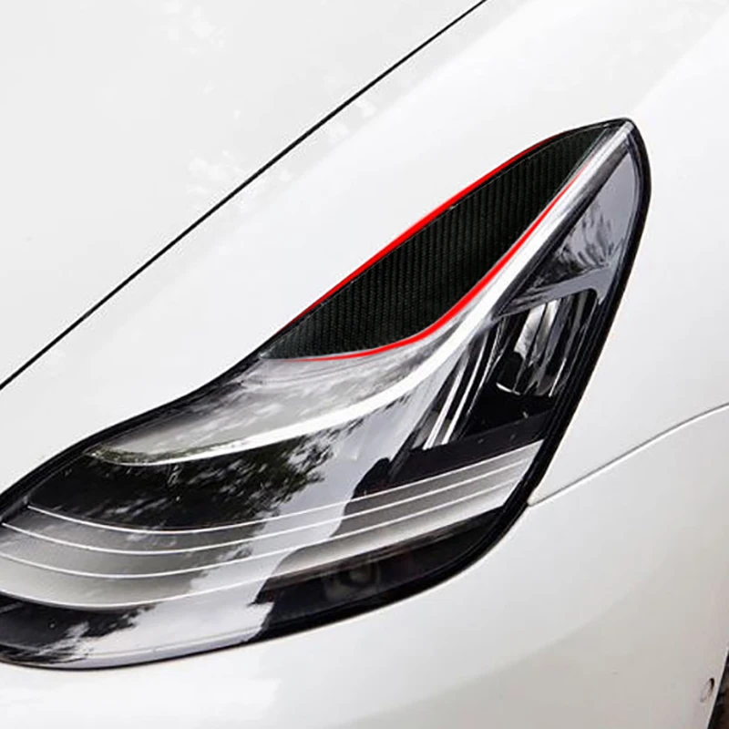 Car lamp Decoration For Tesla Model 3 Carbon Fiber Car Headlight Trim Headlamp Front Lamp Eyebrow Sticker Eyelid Decoration
Car lamp Decoration For Tesla Model 3 Carbon Fiber Car Headlight Trim Headlamp Front Lamp Eyebrow Sticker Eyelid Decoration