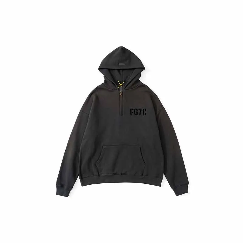 Best Quality 2021 FG7C 7th Collection Half zipper Hoodies Men Women Hip Hip Streetwear Loose Pullover Hoodie Thick
Best Quality 2021 FG7C 7th Collection Half zipper Hoodies Men Women Hip Hip Streetwear Loose Pullover Hoodie Thick