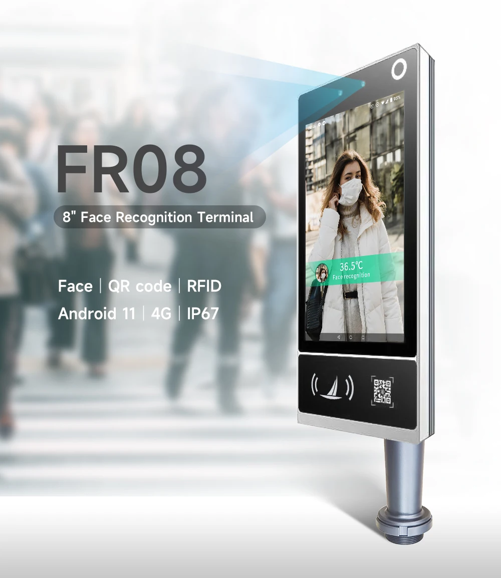 HFSecurity FR08 Android Biometric Cloud Software Face Recognition Dual Camera Access Control System With RS232
HFSecurity FR08 Android Biometric Cloud Software Face Recognition Dual Camera Access Control System With RS232