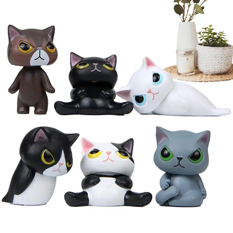 Cute Miniature Cats Dress Up Cat Design Small Cat Figures Decor 6pcs Lovely Vivid Funny Novelty Tiny Miniature Cats Christmas
Cute Miniature Cats Dress Up Cat Design Small Cat Figures Decor 6pcs Lovely Vivid Funny Novelty Tiny Miniature Cats Christmas