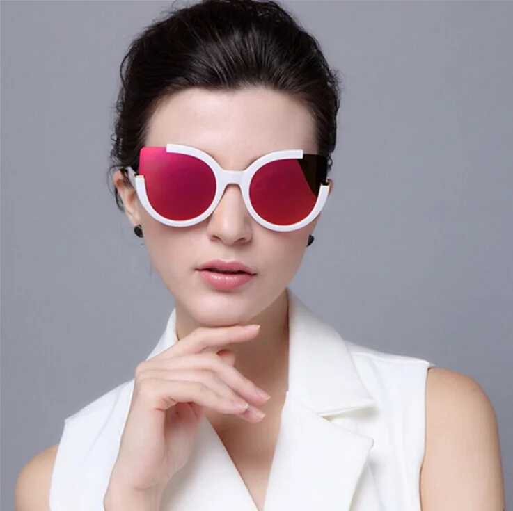 Flat Lens Vintage Semi-Rimless Cat eye Cateye Big Brand Designer Women Sun Glassess Female Mirror Sunglasses Lady UV400
Flat Lens Vintage Semi-Rimless Cat eye Cateye Big Brand Designer Women Sun Glassess Female Mirror Sunglasses Lady UV400
