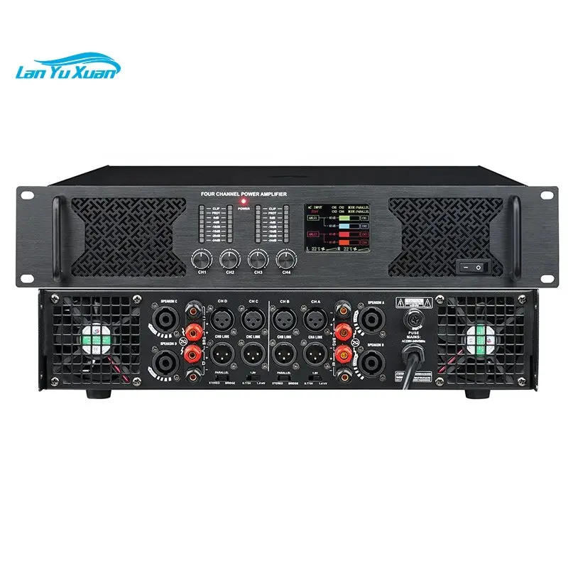 CA Series Professional 1000W*4 Audio High Power Amplifier Professional Amplifiers
CA Series Professional 1000W*4 Audio High Power Amplifier Professional Amplifiers