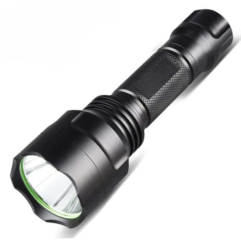 Classic C8 Long-range XPE Strong Light LED Flashlight with 3-speed Dimming 18650 Outdoor Portable Fixed Focus Flashlight
Classic C8 Long-range XPE Strong Light LED Flashlight with 3-speed Dimming 18650 Outdoor Portable Fixed Focus Flashlight