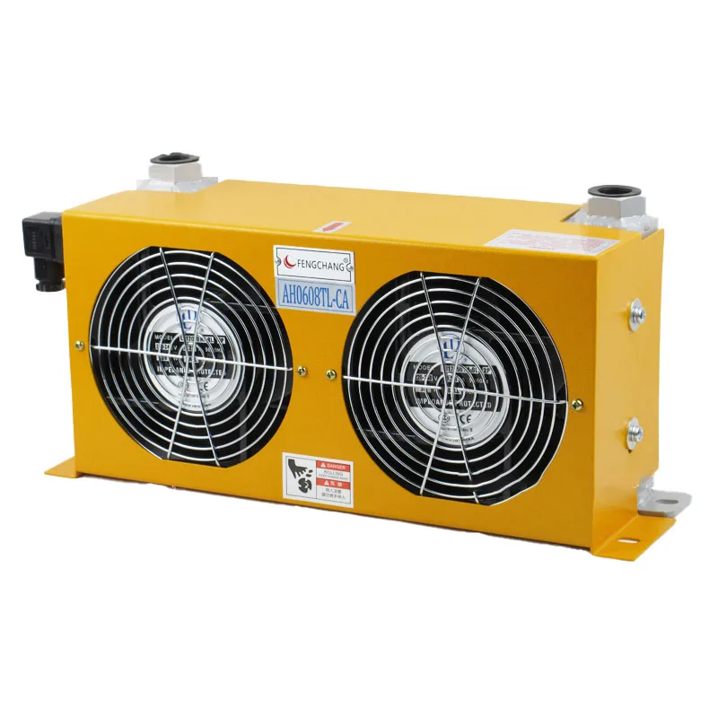 

AH0608TL-CA Hydraulic Air Cooler Air Cooled Oil Radiator AF Series Plate-Fin Hydraulic Aluminum Oil Coolers 60L/MIN
