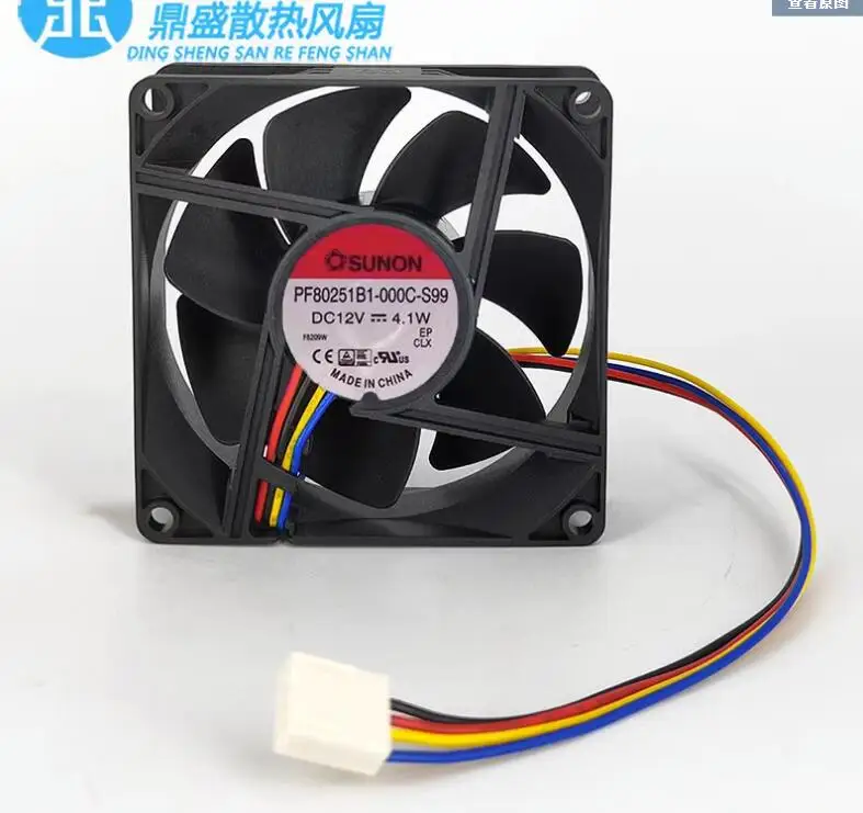 SUNON PF80251B1-000C-S99 Вентилятор охлаждения сервера DC 12 В 4,1 Вт 80x80x25 мм 4-проводной
SUNON PF80251B1-000C-S99 Вентилятор охлаждения сервера DC 12 В 4,1 Вт 80x80x25 мм 4-проводной