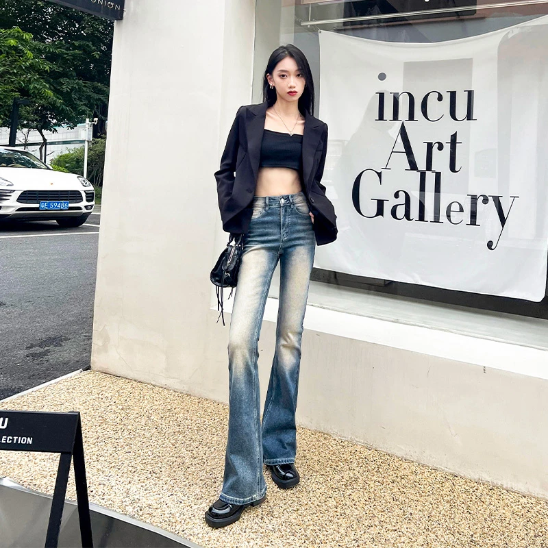 NEW American Stretch Horn Jeans Women Spring and Autumn New Spice Girls High Waist Skinny Mop Pants Women
NEW American Stretch Horn Jeans Women Spring and Autumn New Spice Girls High Waist Skinny Mop Pants Women