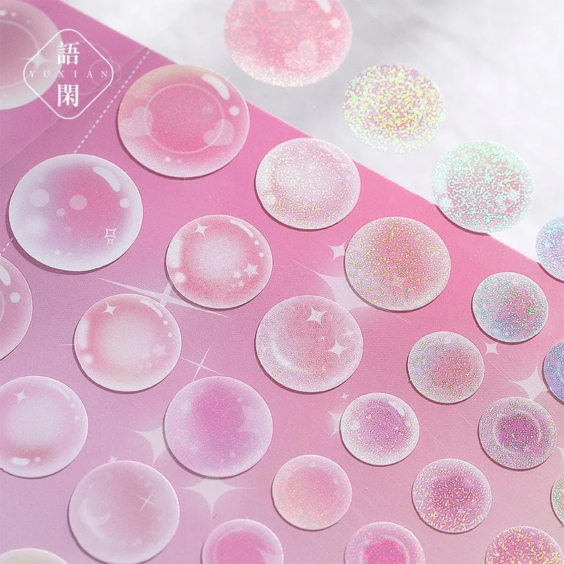 Cute Korean Stickers Colorful Bubble Deco Stickers For Album Arts Craft Cards Scrapbooking
Cute Korean Stickers Colorful Bubble Deco Stickers For Album Arts Craft Cards Scrapbooking