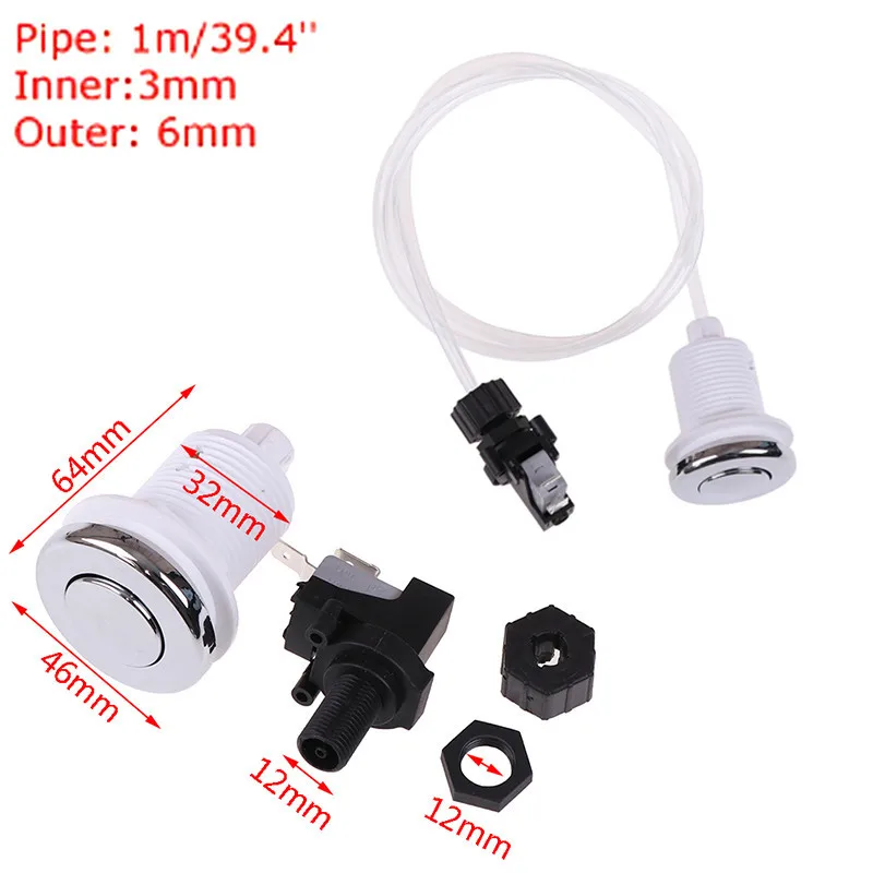 16A/250V Chair Push Button Switch Self-Lock Air Switch For Massage Push Air Button Switch for Spa Bath Tub Food Waste Processor
16A/250V Chair Push Button Switch Self-Lock Air Switch For Massage Push Air Button Switch for Spa Bath Tub Food Waste Processor