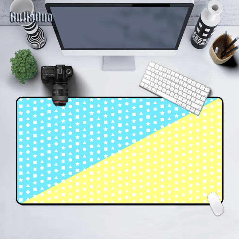 

GuJiaDuo Minimalism Art Mouse Pad XXL Notebook Keyboard Table Desk Mat for Gamer Waterproof Mousepad Gaming Accessories Carpet